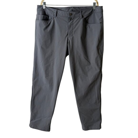 Lululemon ABC Crop Pant Gray Mens Size 38 - Picture 1 of 6
